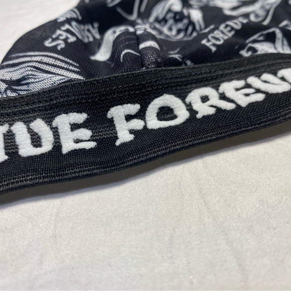 ALF Mesh Bralette A$$holes Live Forever Linda Finegold Printed Bra Skeleton GUC - Picture 8 of 9